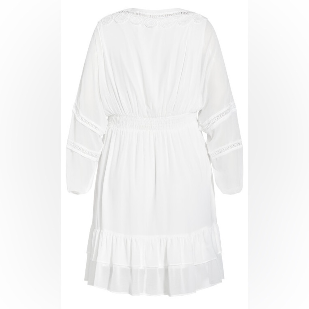 City chic Sweetheart Elegant White dress 18 W NWT - Picture 4 of 6